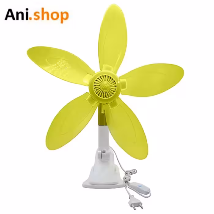 پنکه گیره دار 5 پر برقی بسیار کم مصرف