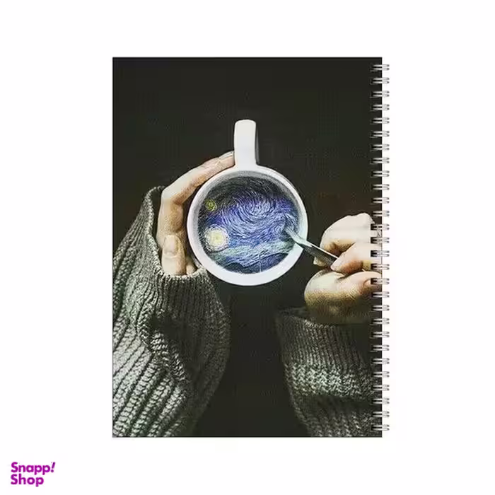 دفتر مشق 80 برگ بامبیلیپ طرح نوشیدنی شب ستاره باران کد 5722224
