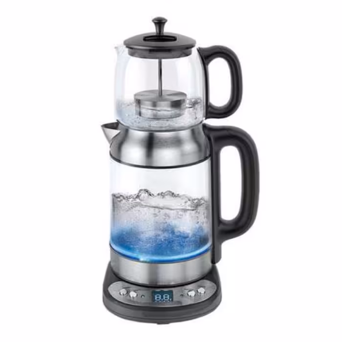 چای ساز دلمونتی مدل DL-440 استیل - مشکی