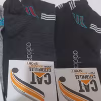 جوراب پسرانه و دخترانه نخی در سه  رنگ مچ کوتاه نخی در چهار  رنگ طوسی کم رنگ و پر رنگ و  نوک مدادی مشکی