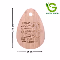 تخته برش گوشت چوبی بامبو مدل L33 کد Gw130601023