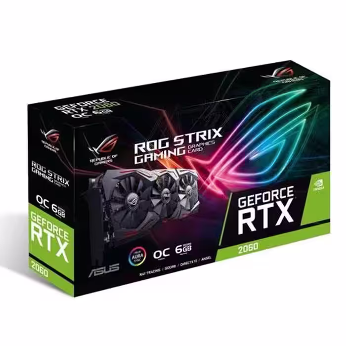 کارت گرافیک ایسوس مدل ROG-STRIX-RTX2060-O6G-GAMING