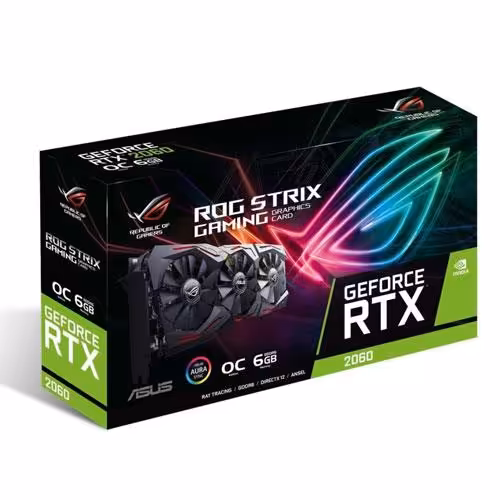کارت گرافیک ایسوس مدل ROG-STRIX-RTX2060-O6G-GAMING