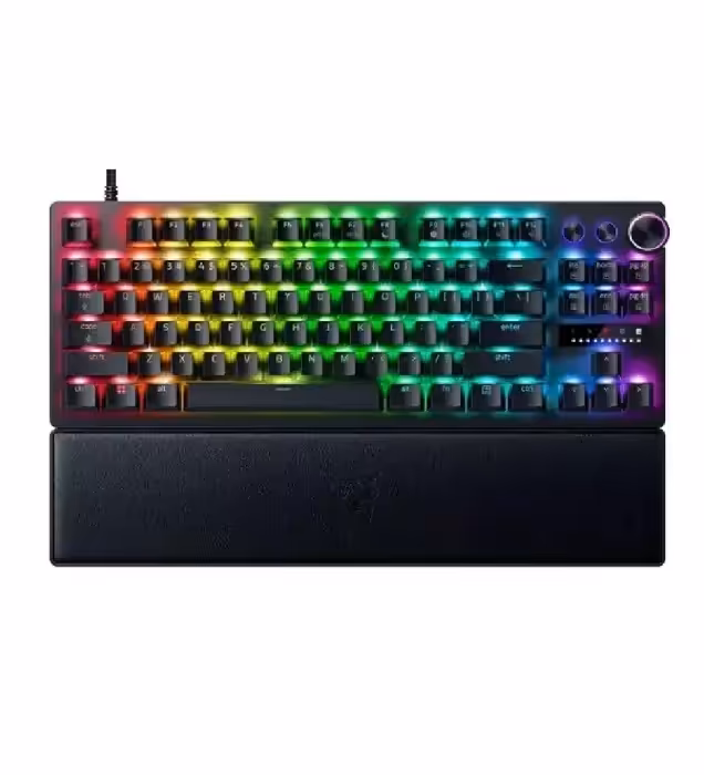 کیبورد با سیم گیمینگ ریزر مدل Huntsman V3 Pro TKL