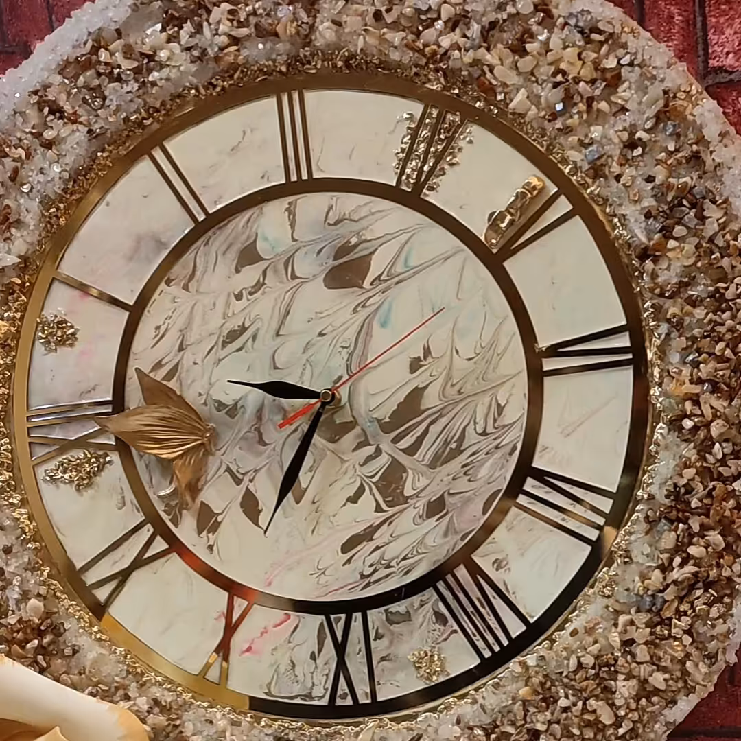 ساعت دیواری رزینی 