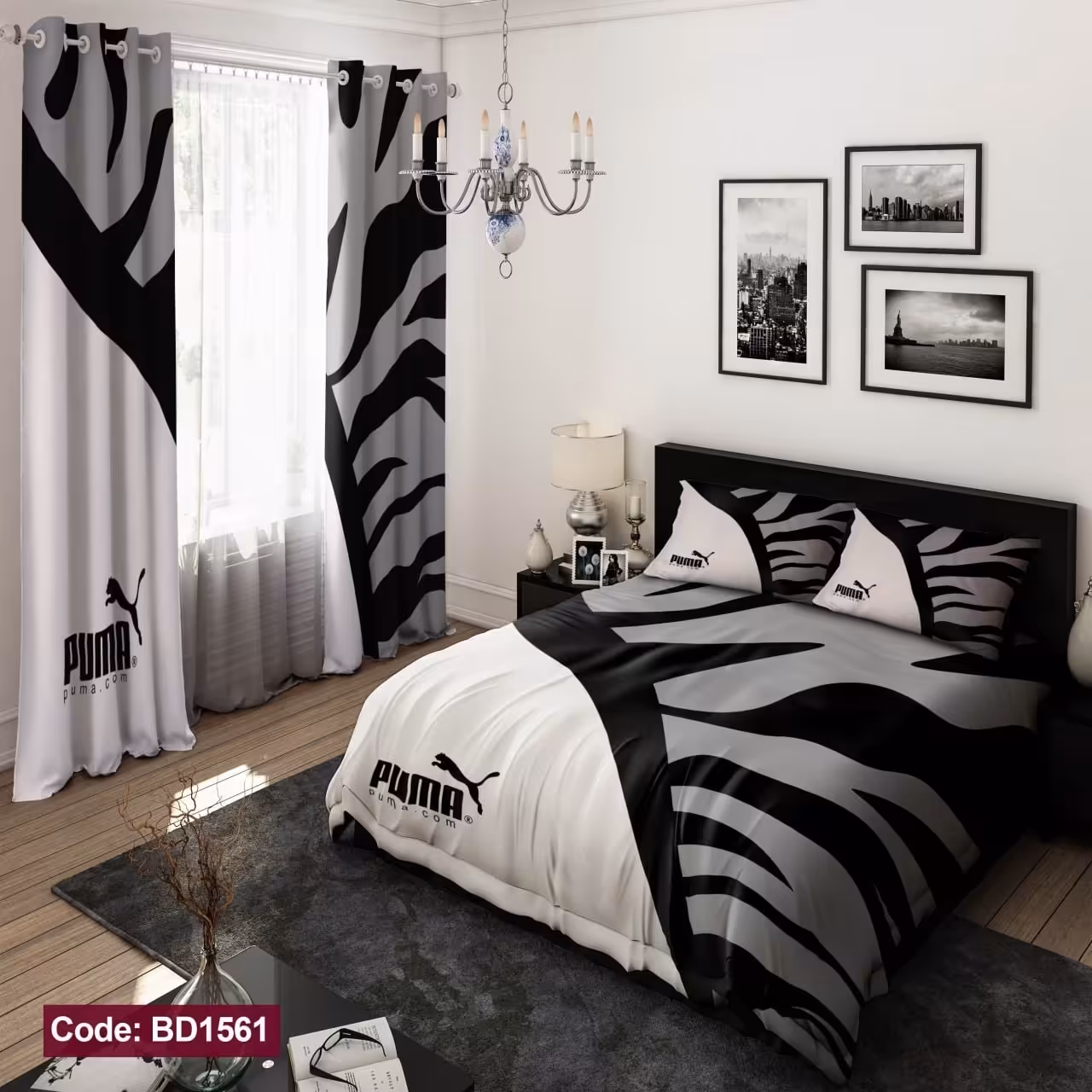 روتختی دونفره طرح پوما برواگالری با کیفیت و دوخت درجه یک