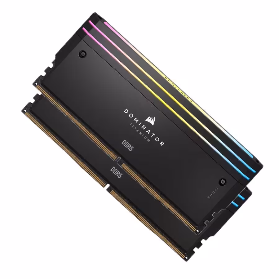 قیمت و خرید رم کورسیر مدل Dominator Titanium RGB 32GB Dual 6000MHz CL30 DDR5 | یاس ارتباط