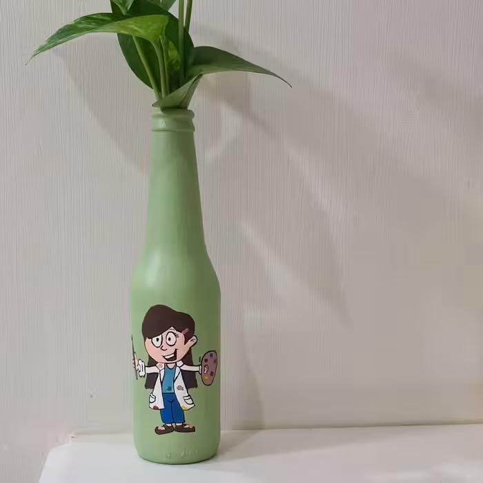 شیشه دکوراتیو  نقاشی شده طرح کارتونی قابل تغییر به طرح دلخواه شما