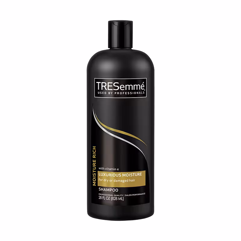 شامپو موهای خشک و آسیب دیده و مرطوب کننده ویتامین e ترزمه TRESemme MOISTURE RICH BIOTIN AND VITAMIN E SHAMPOO • خوش آرا