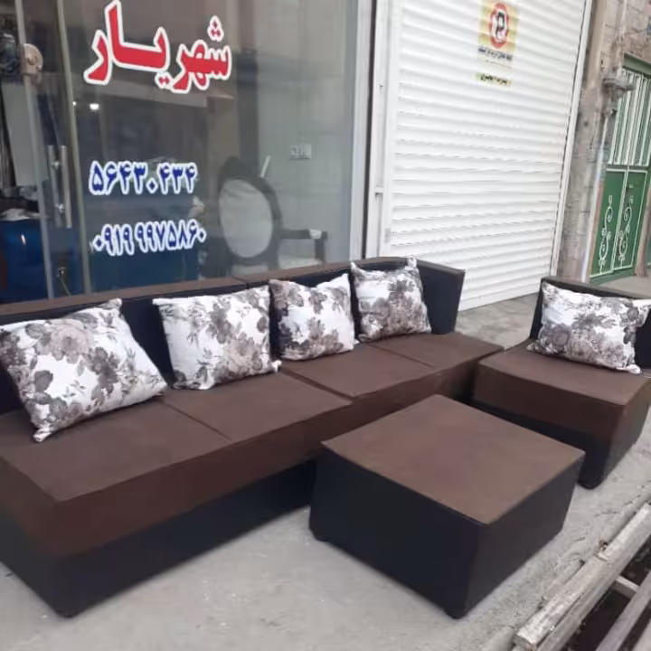 مبلمان مبل مدل ال کنج راحتی نگین باسلام