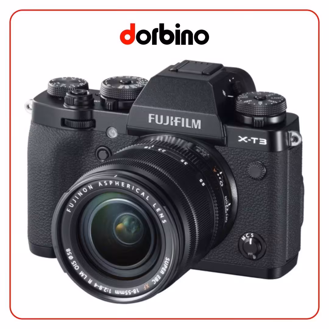 دوربین عکاسی فوجی فیلم FUJIFILM X-T3 Mirrorless Camera with 18-55mm Lens (Black) - فروشگاه دوربین دوربینو