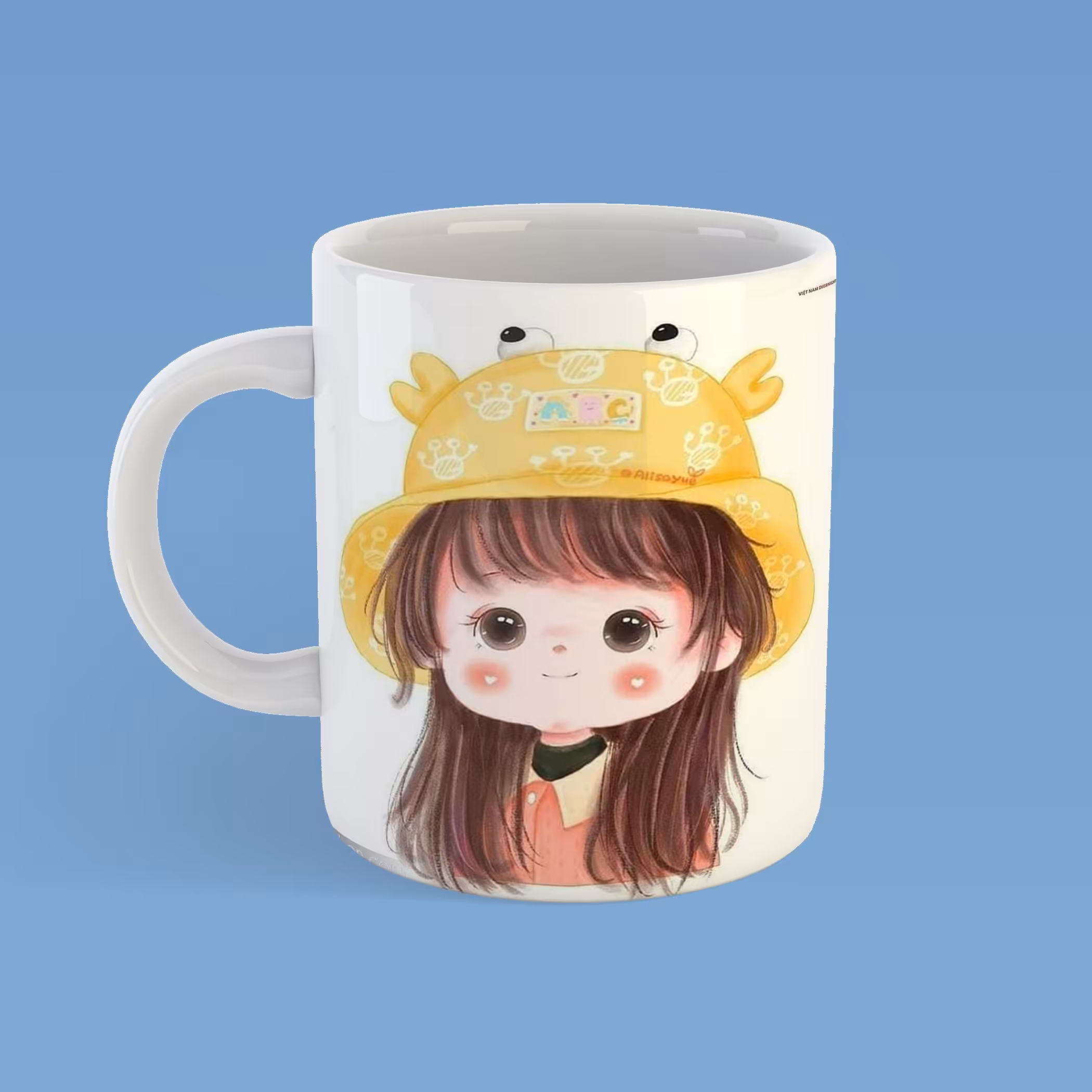 ماگ طرح دختر کوچک کد084