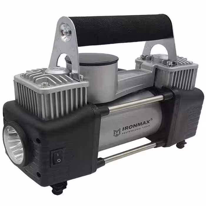 IRONMAX -IM-AC55A / کمپرسور باد فندکی دو سیلندر آیرون مکس