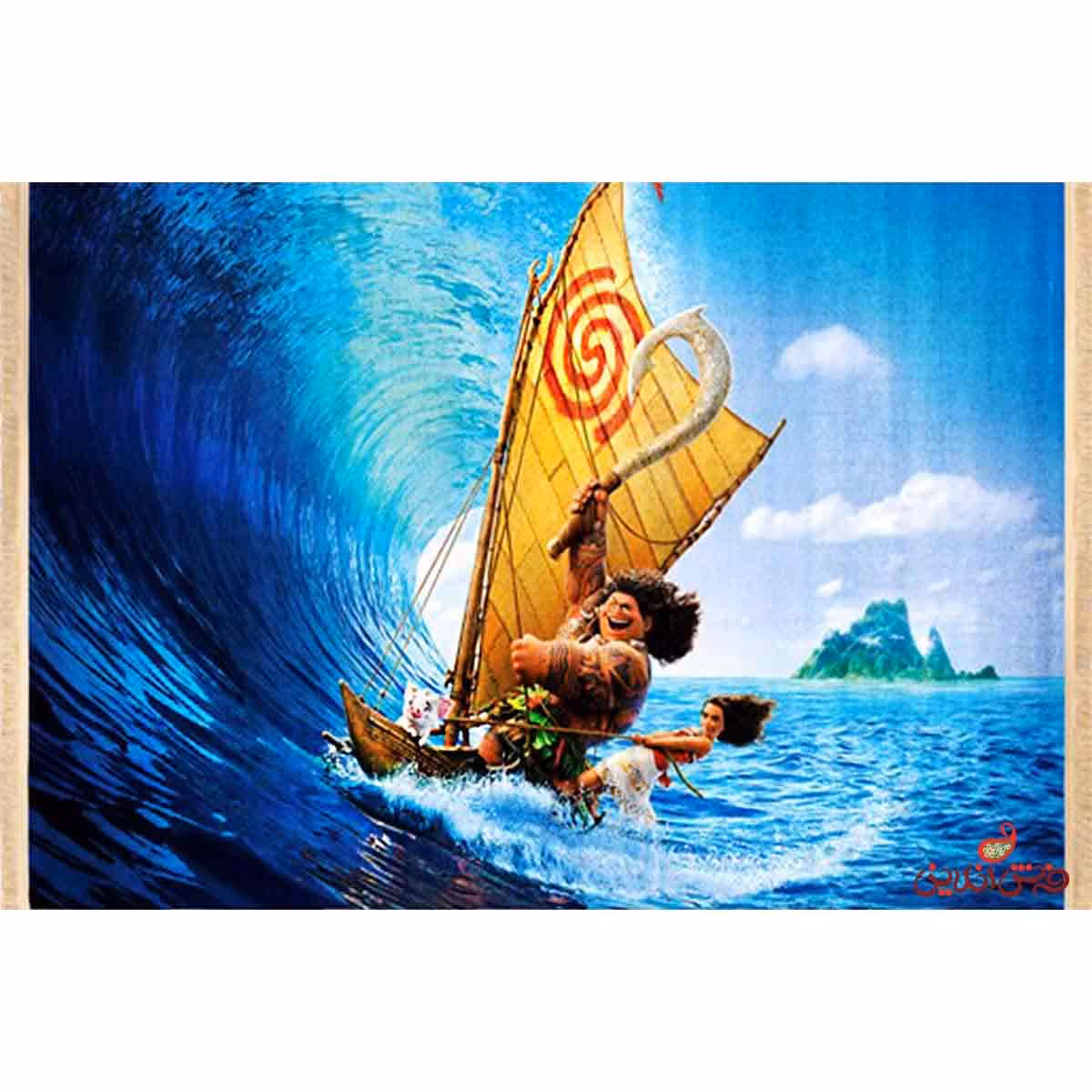 فرش ماشینی کودک کلاریس طرح موآنا کد 100204