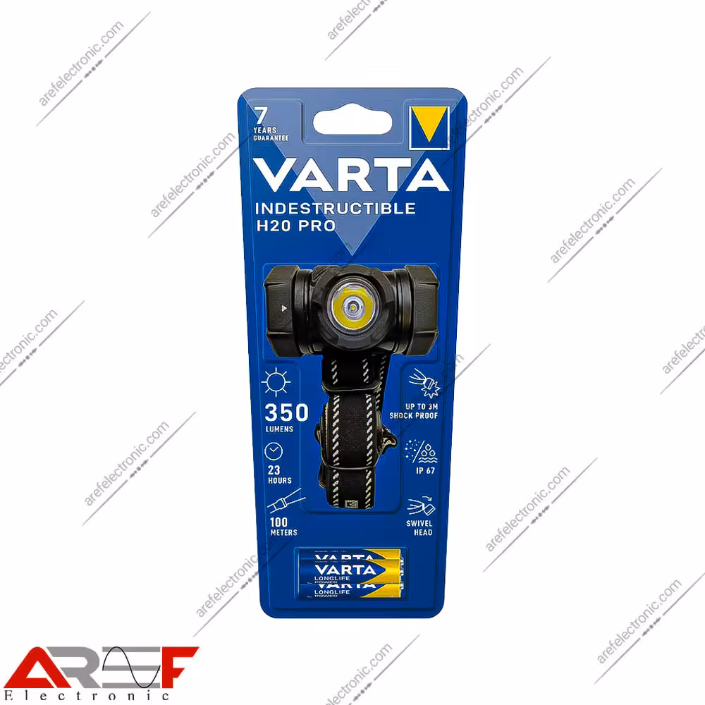 هدلایت وارتا مدل Indestructible H20 Pro - فروشگاه عارف الکترونیک