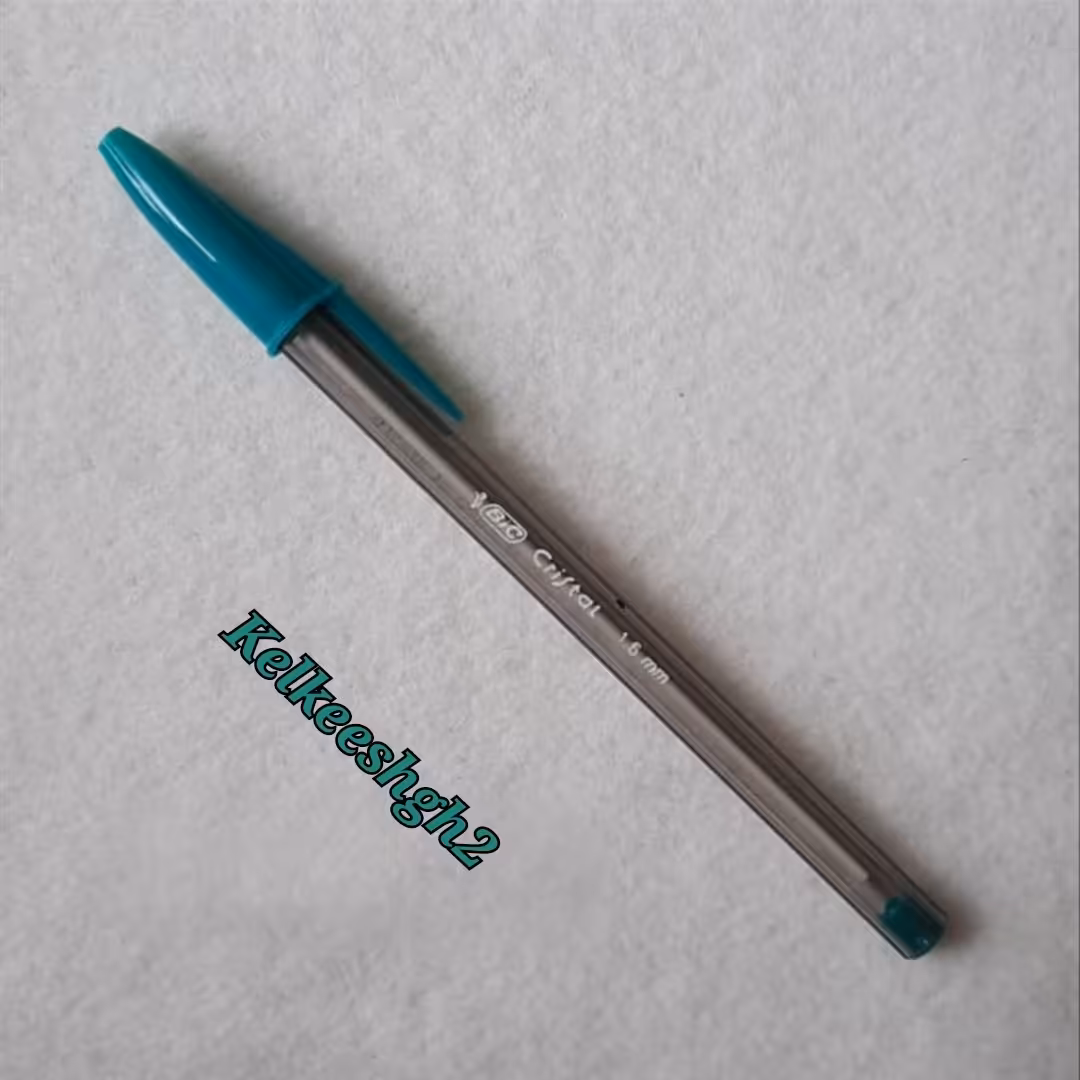 خودکار بیک کریستال لارج 1.6mm سبزآبی