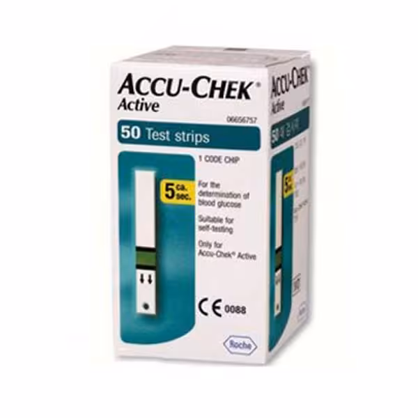 نوار تست قند خون آکیو چک اکتیو ACCU CHEK ACTIVE