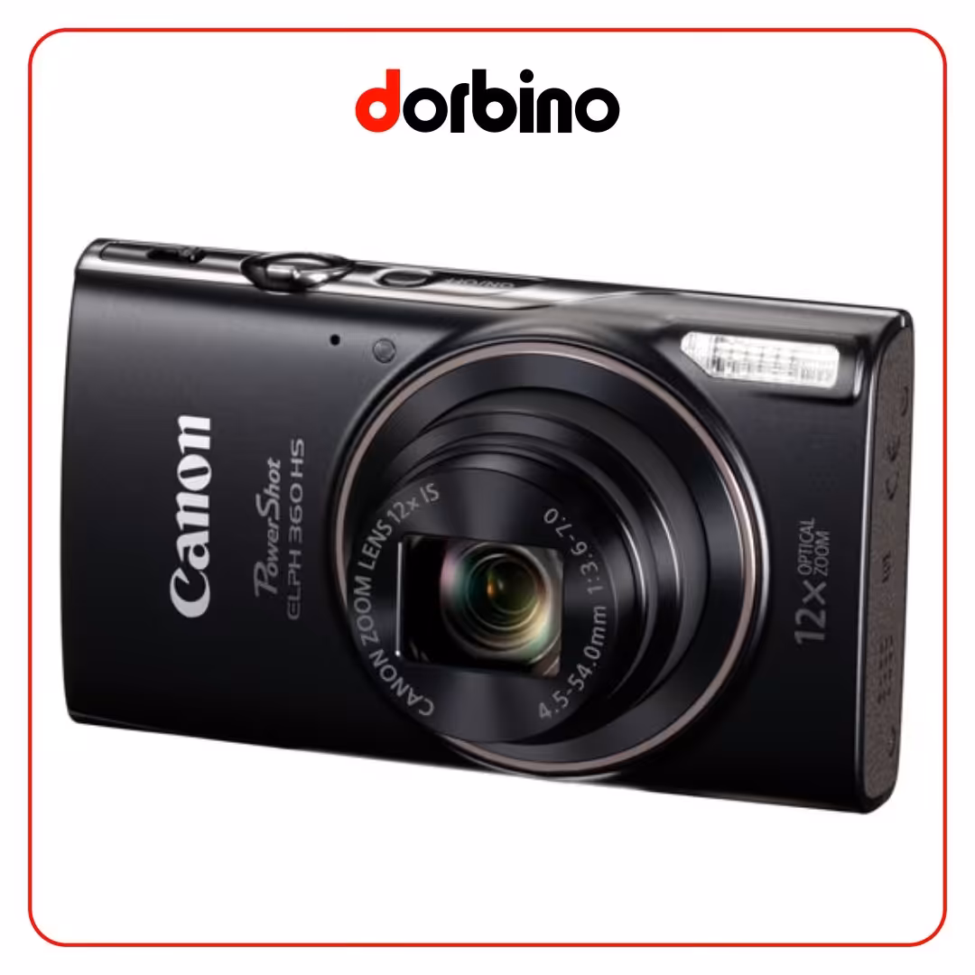 دوربین عکاسی کانن Canon PowerShot ELPH 360 HS Digital Camera (Black) - فروشگاه دوربین دوربینو