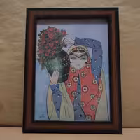 تابلوی خاتون نقاشی