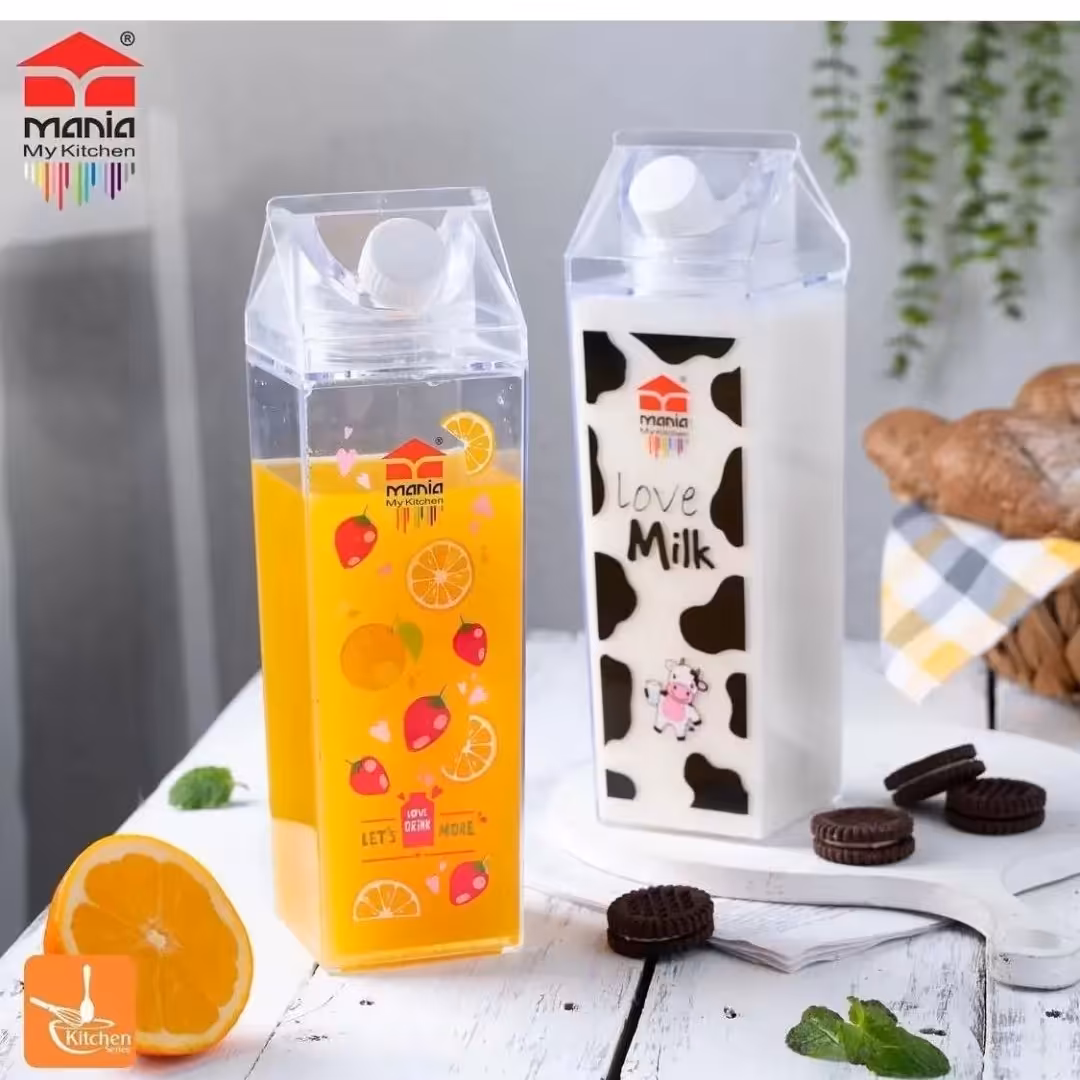 بطری آبمیوه و شیر