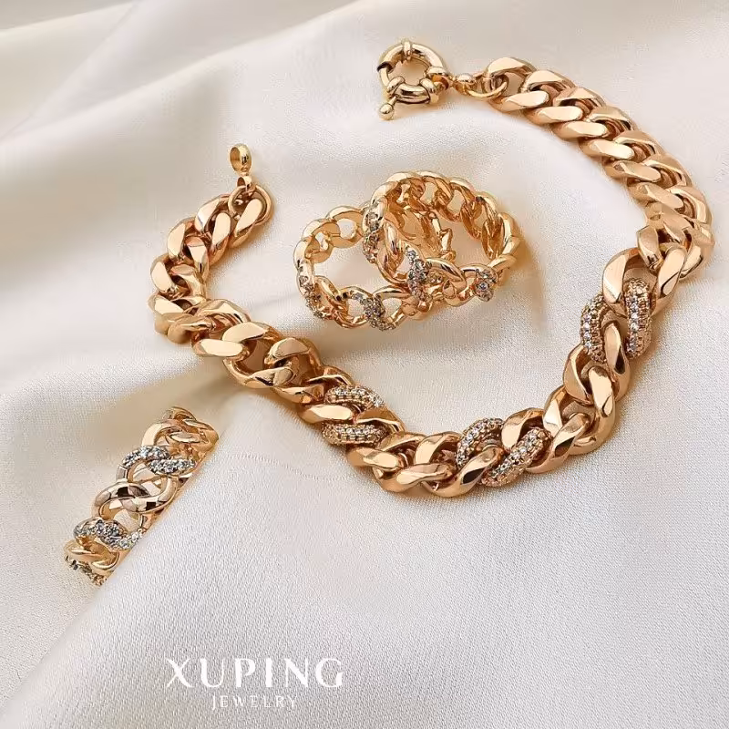 ست دستبند و انگشترکارتیرنگیندار ژوپینگ