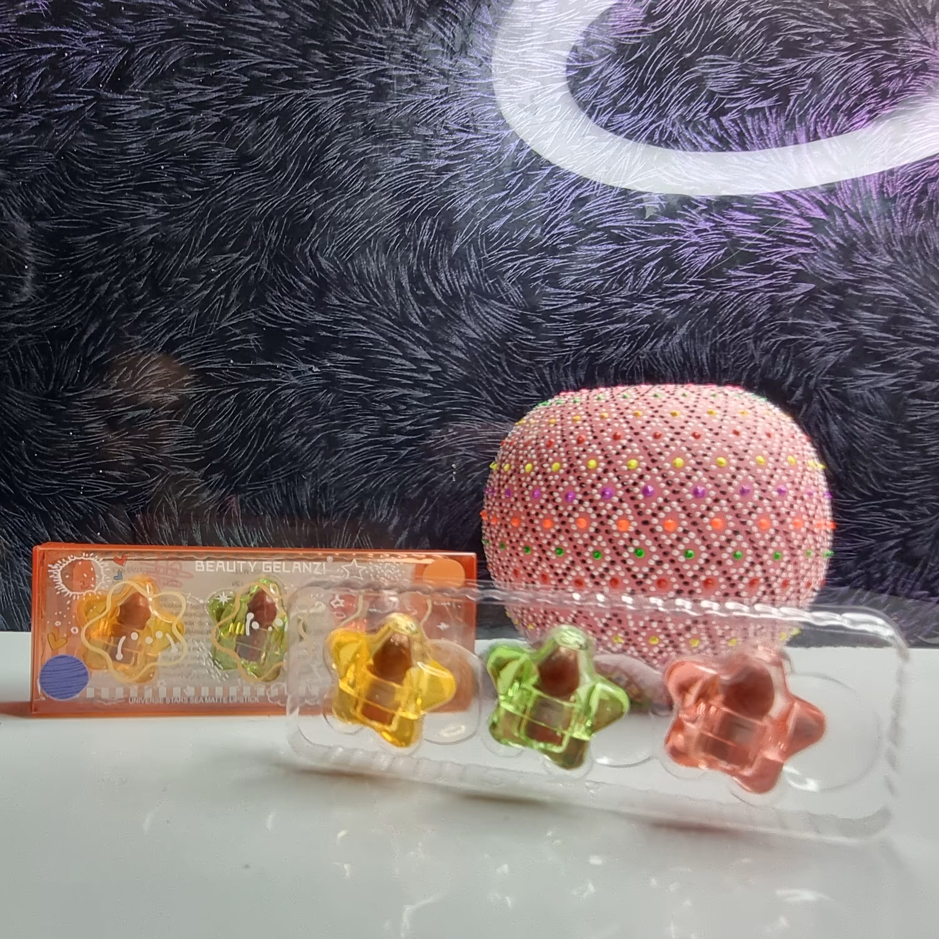 رژ لب فشنگی ستاره ای 3عددی