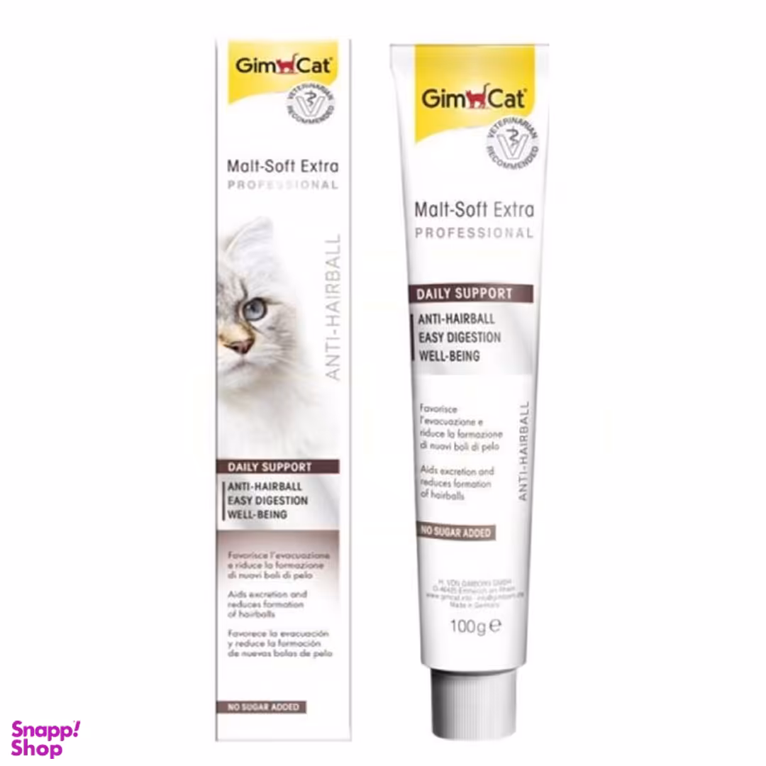 خمیر مالت گربه جیم کت مدل Gim Cat Paste Anti Hairball وزن 100 گرم