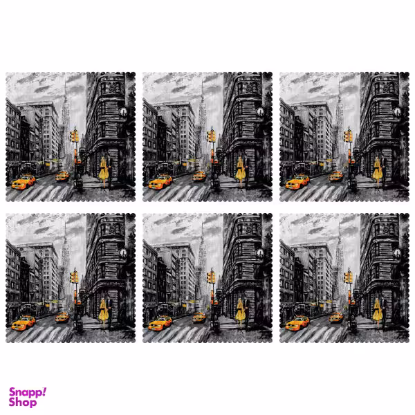 زیربشقابی مدل U1-42119 بسته 6 عددی