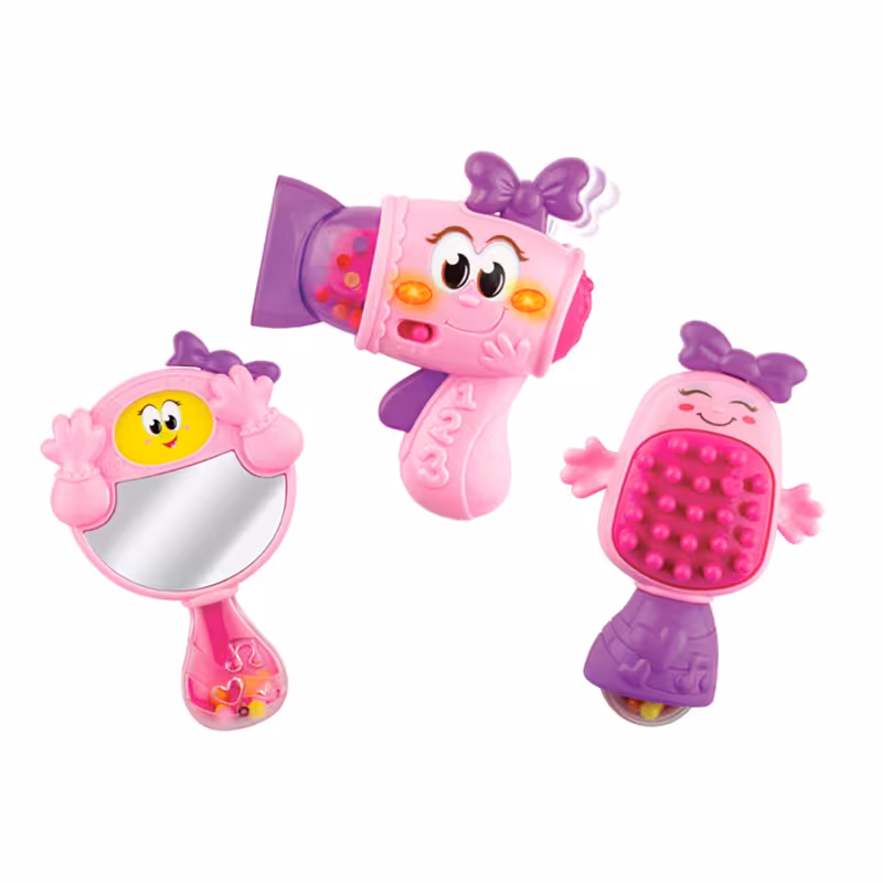 سشوار اسباب بازی موزیکال با لوازم Winfun مدل 003033