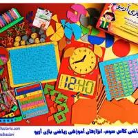 پکیج جامع ریاضی سوم ابتدایی ریاضی بازی آریو ابزارهای کمک آموزشی و دست ورزی ریاضی