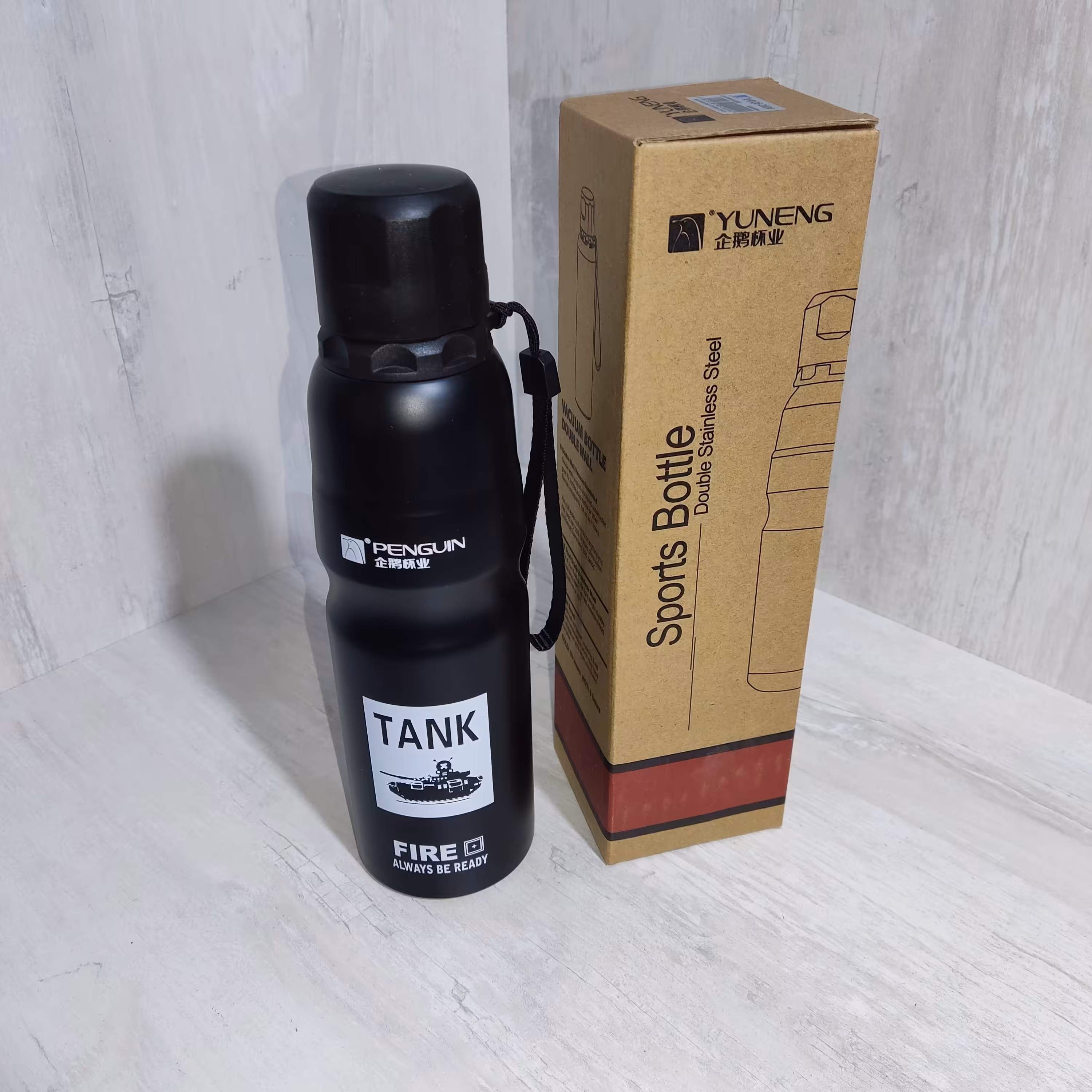 قمقمه فلزی استیل نیم لیتری کیفیت فوق العاده استیل 304