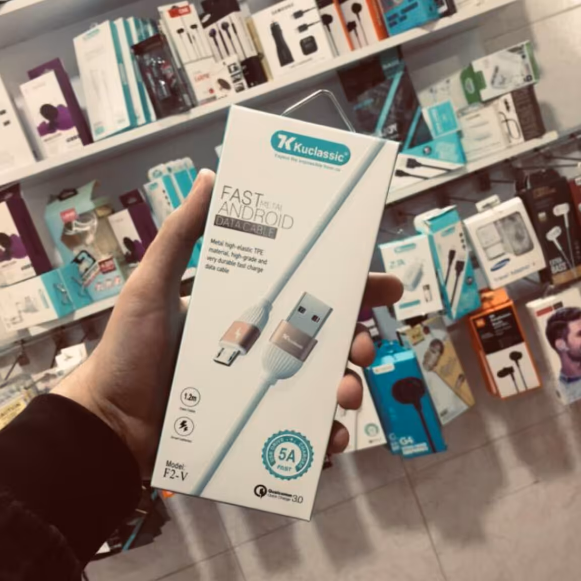 کابل فست شارژ اندروید با گارانتی یک ساله 