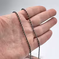 زنجیر مردانه دیپلمات ترک سیاه قلم سایز 63