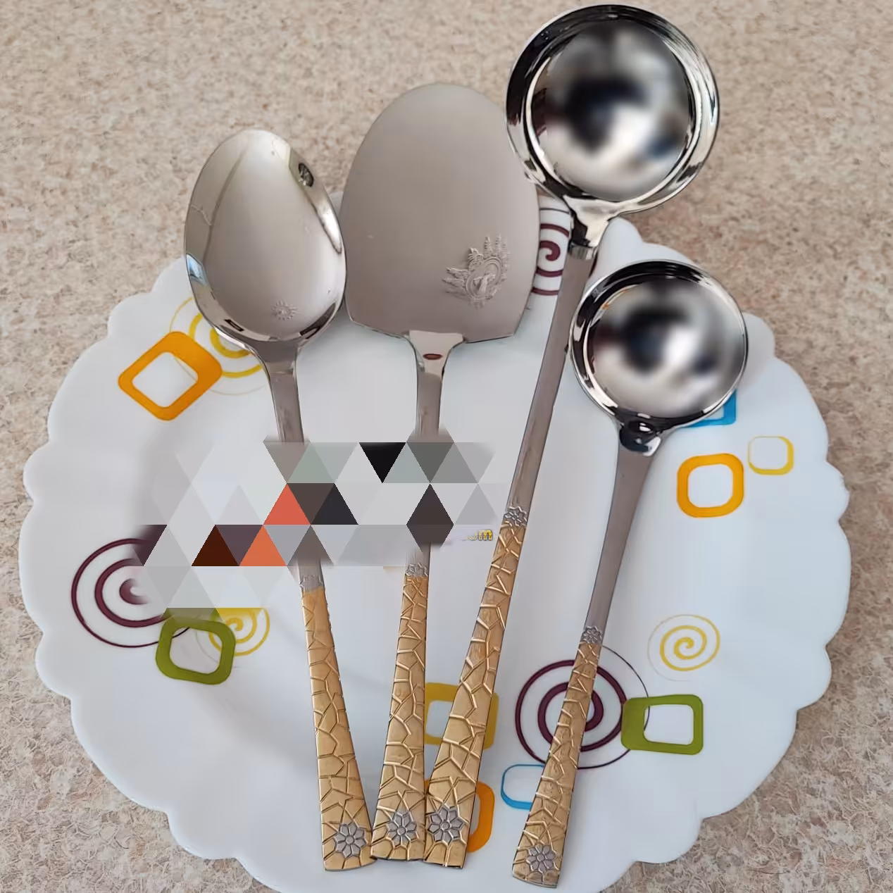 سرویس قاشق و چنگال یونیک مدل برمن