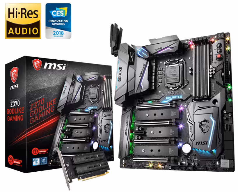 مادربرد ام اس آی مدل زد 370 گادلایک گیمینگ