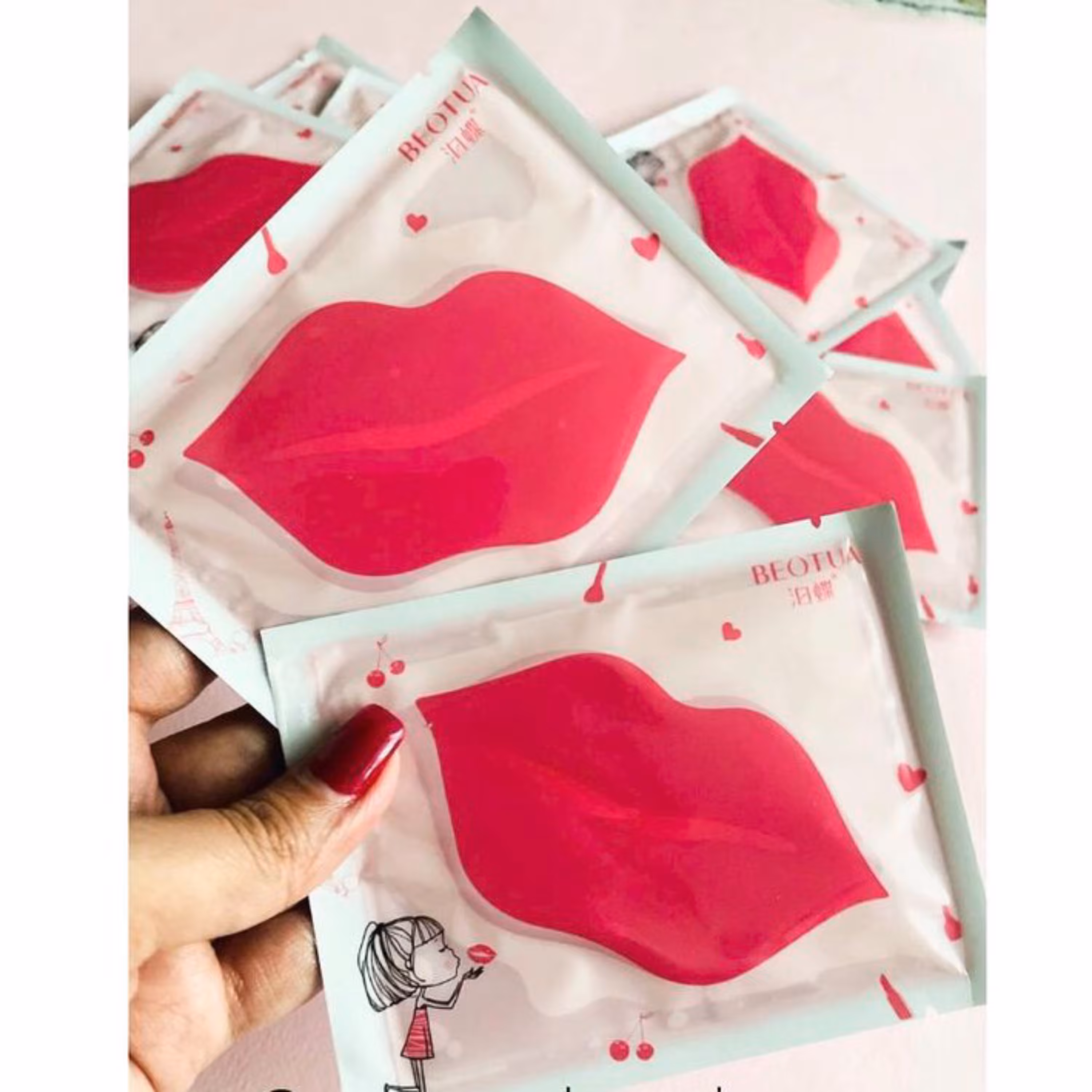 ماسک لب ورقه ای هیدروژلی  برند Beotua 