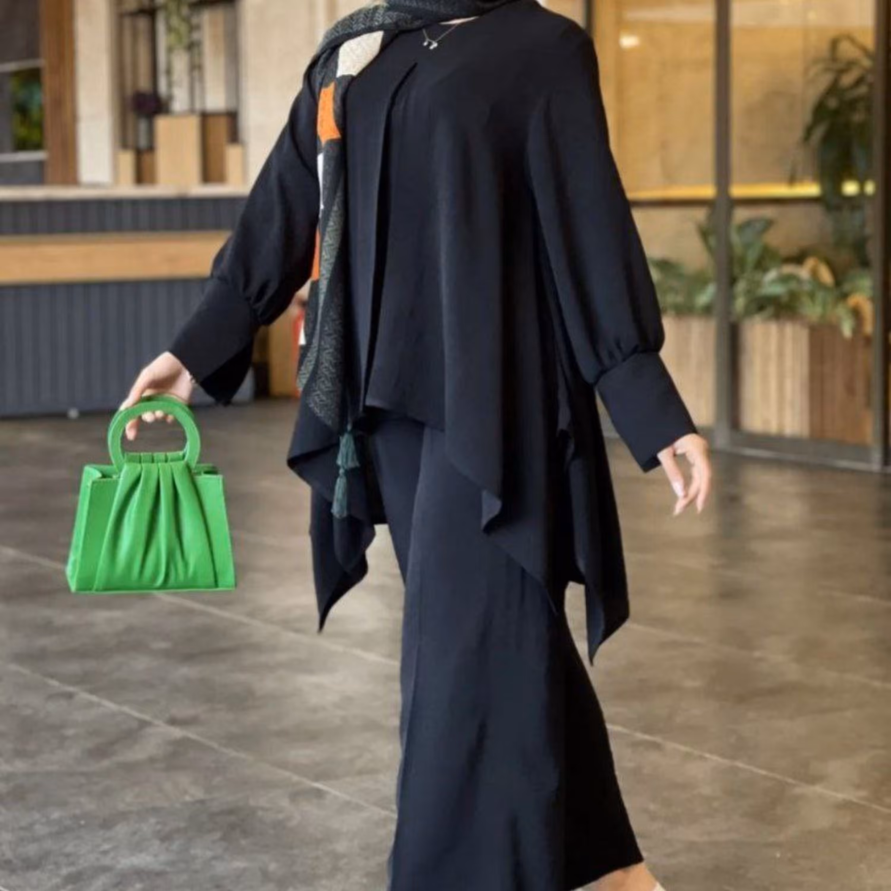 ست تونیک (مانتو) شلوار ابروبادی درجه یک