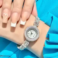 ساعت نقره جواهری