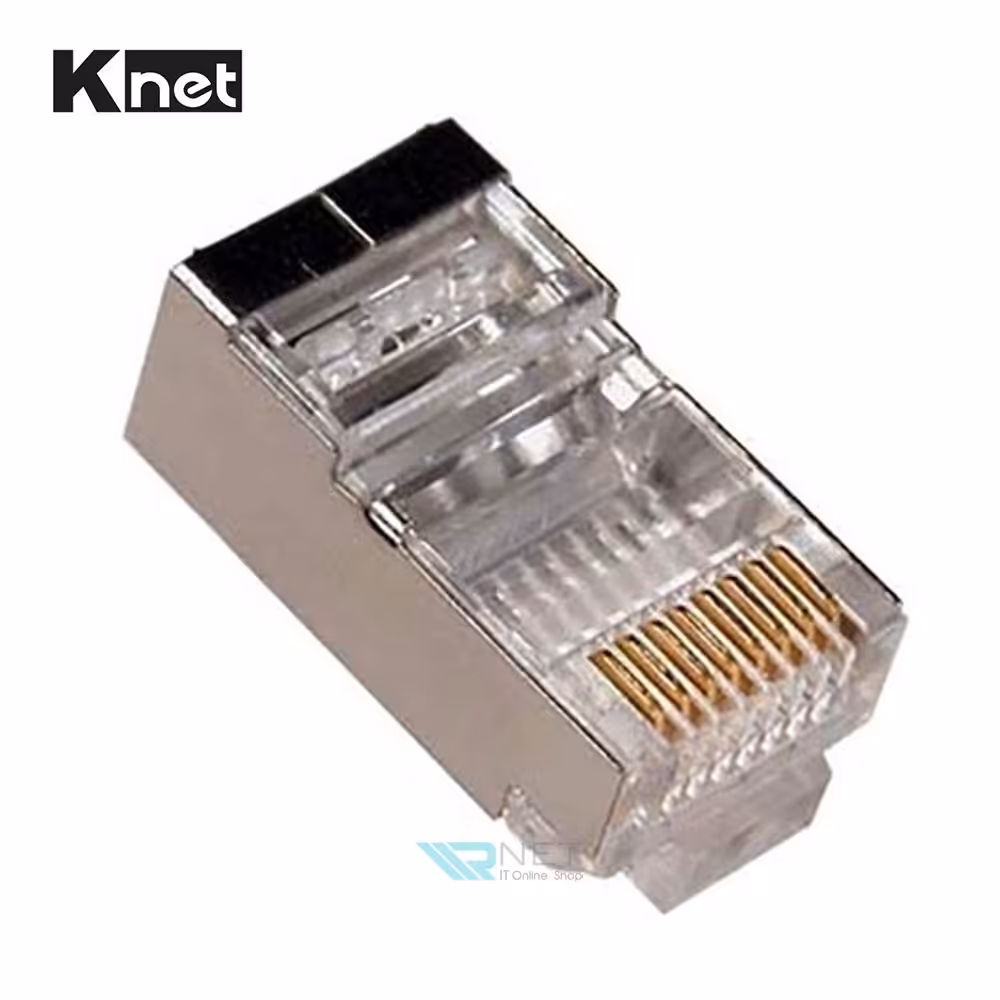 سوکت Cat6 STP کی نت مدل K-NC6S0100 بسته 100 عددی