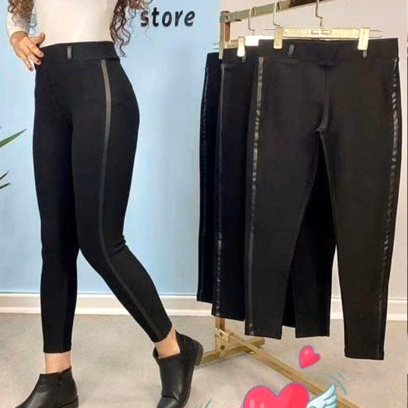 شلوار بغل چرم جنس سورن لاکرا درجه یک