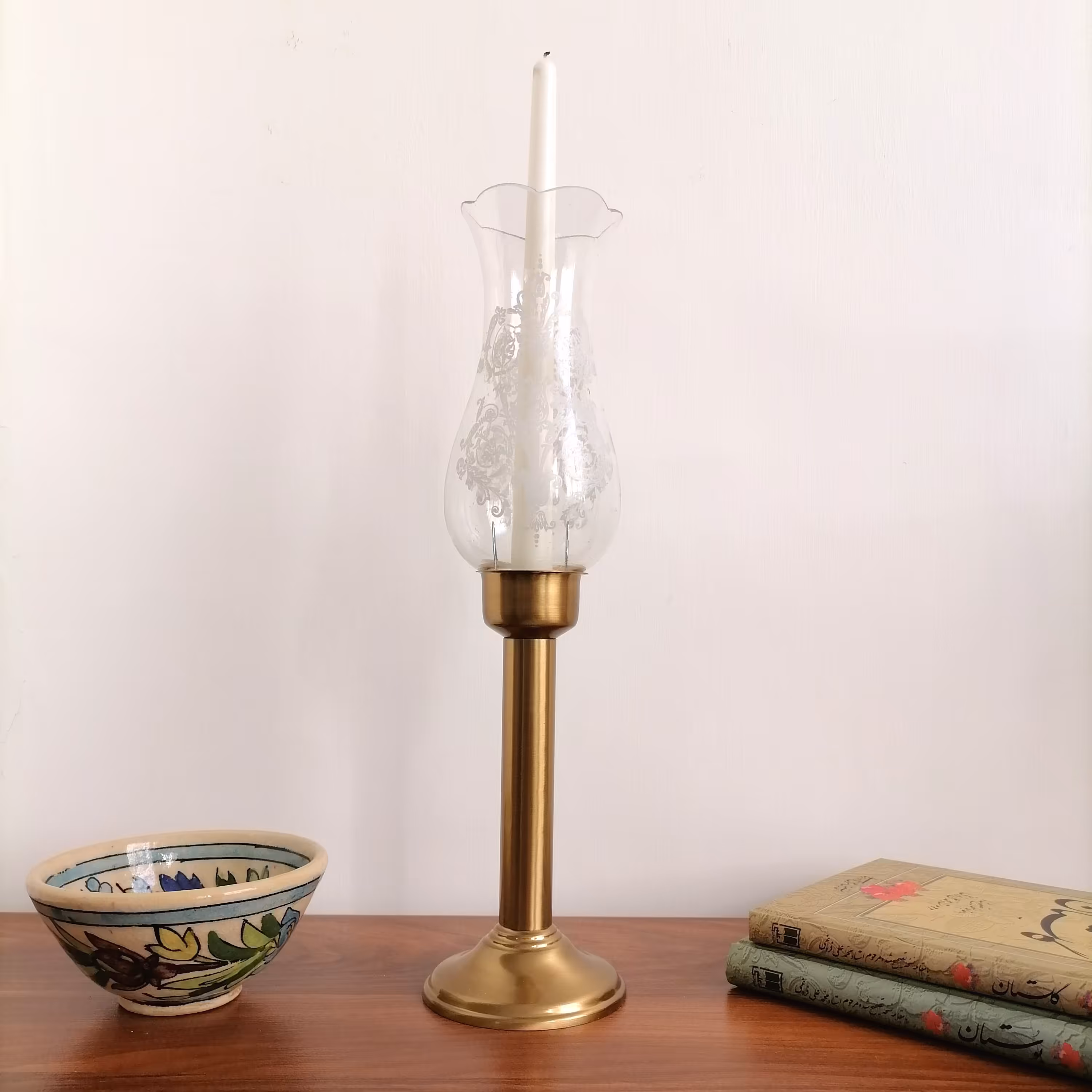 شمعدان رومیزی مدل لاله