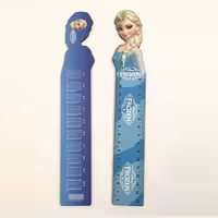 خط کش چوبی دخترانه فروزن دارای جدول ضرب 