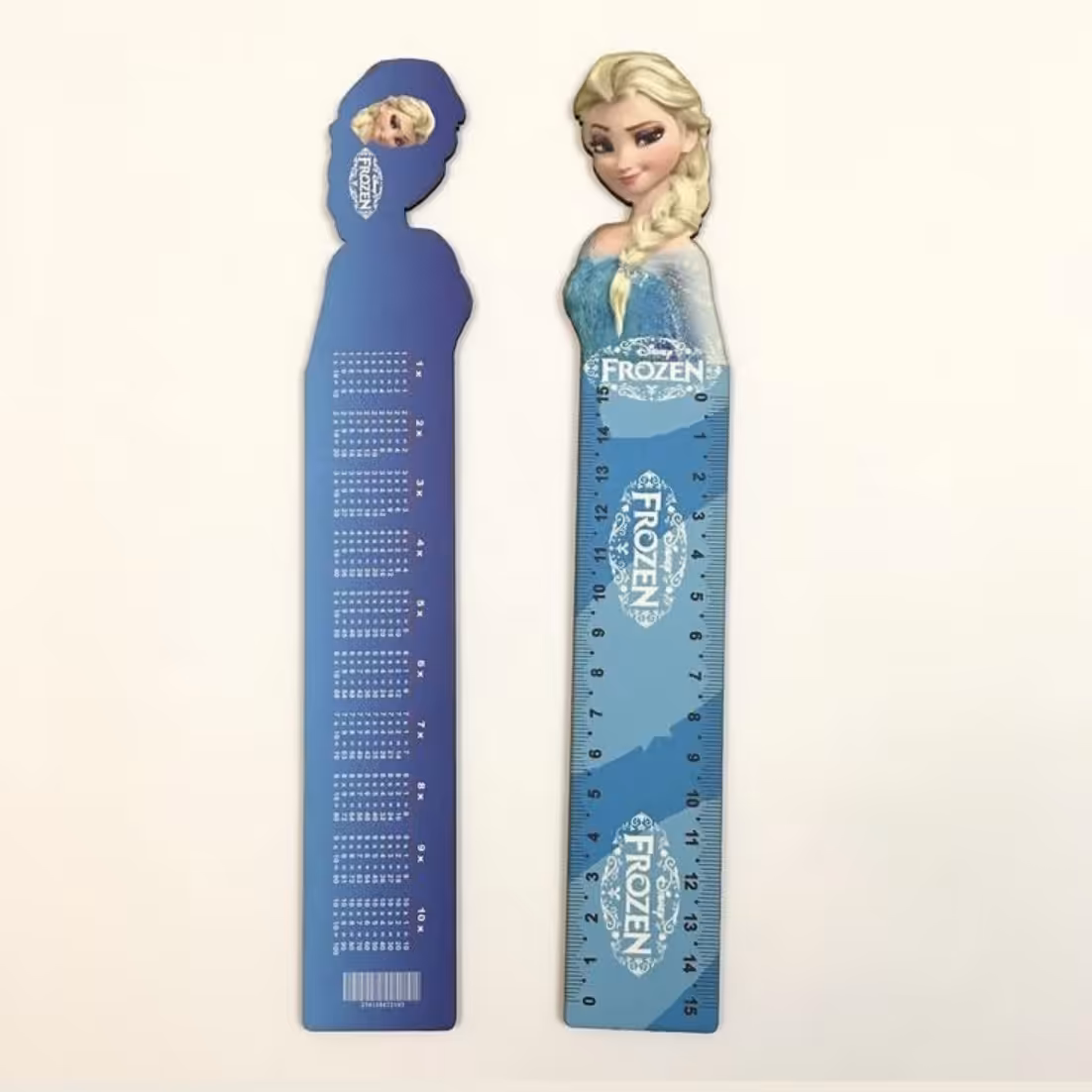 خط کش چوبی دخترانه فروزن دارای جدول ضرب 