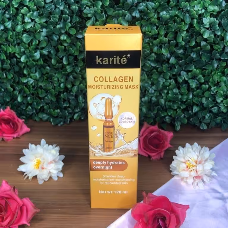 ماسک مرطوب کننده پوست کاریته collagen moisturizing mask karite
