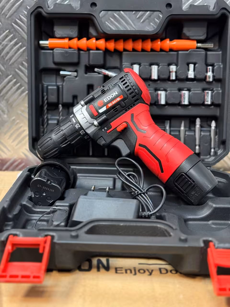 کیت‌دریل شارژی ادون مدل ED-24VBL