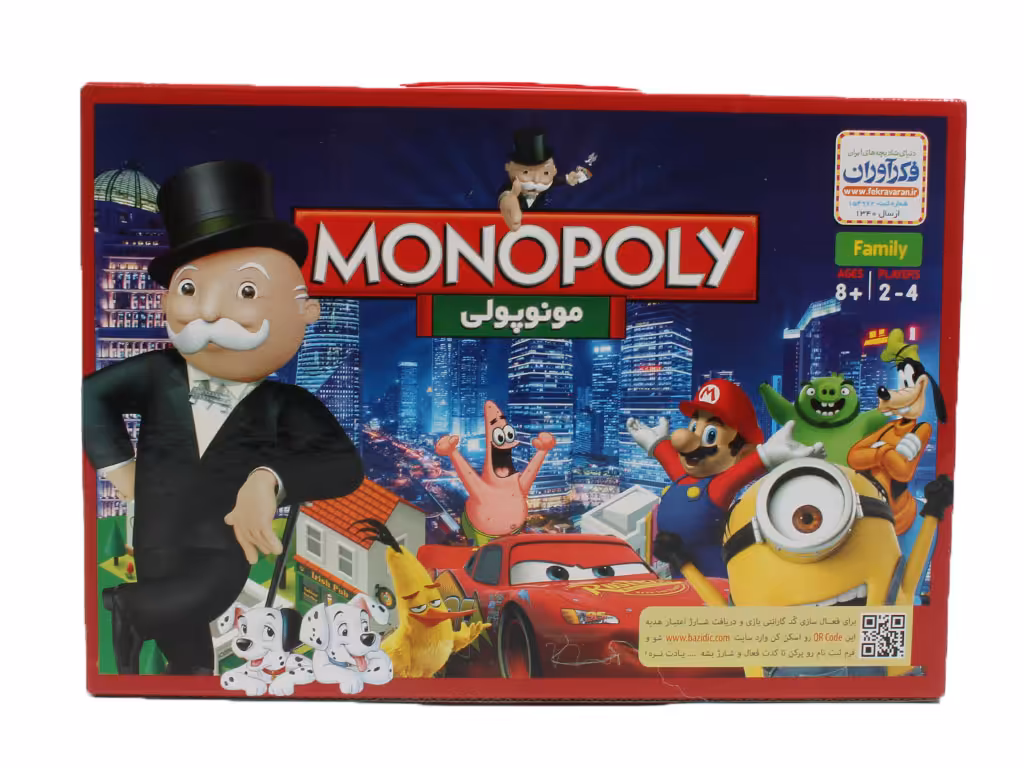 بازی فکری، رومیزی و خانوادگی مونوپولی فکرآوران fekravaran