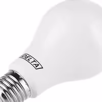 لامپ ال ای دی 15 وات دلتا مدل کلاسیک پایه E27  مهتابی گارانتی 12 ماهه دلتا