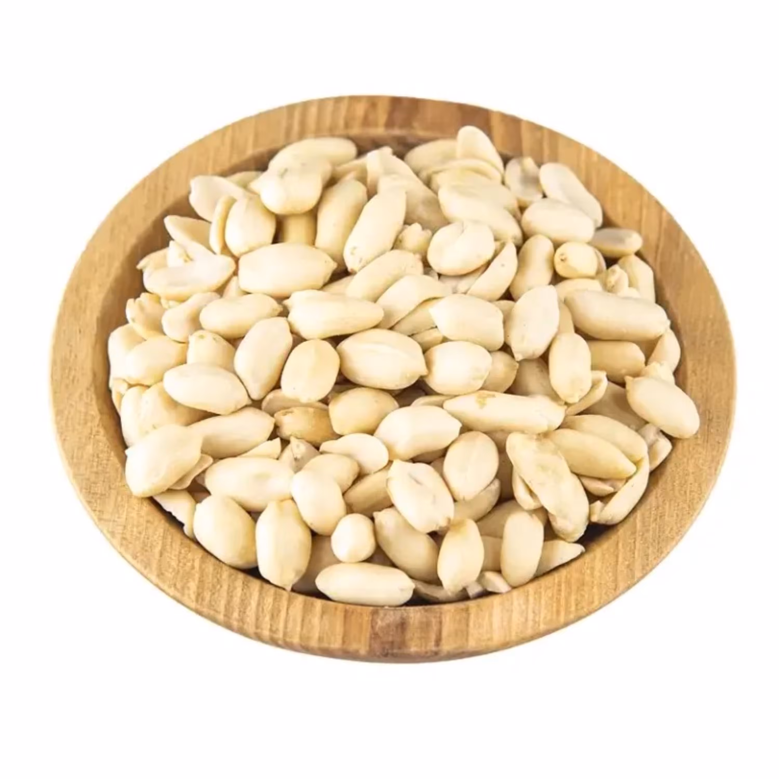 مغز بادام زمینی پوست کنده خام فله ای، بسته بندی 500 گرمی