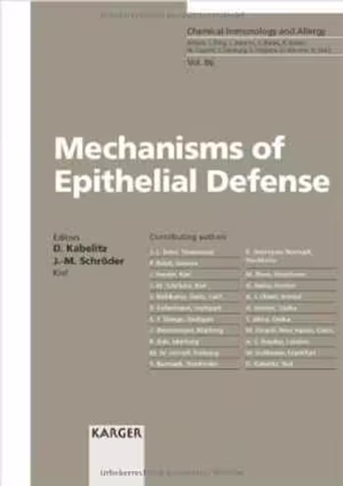 [PDF] دانلود کتاب Mechanisms Of Epithelial Defense, 2005