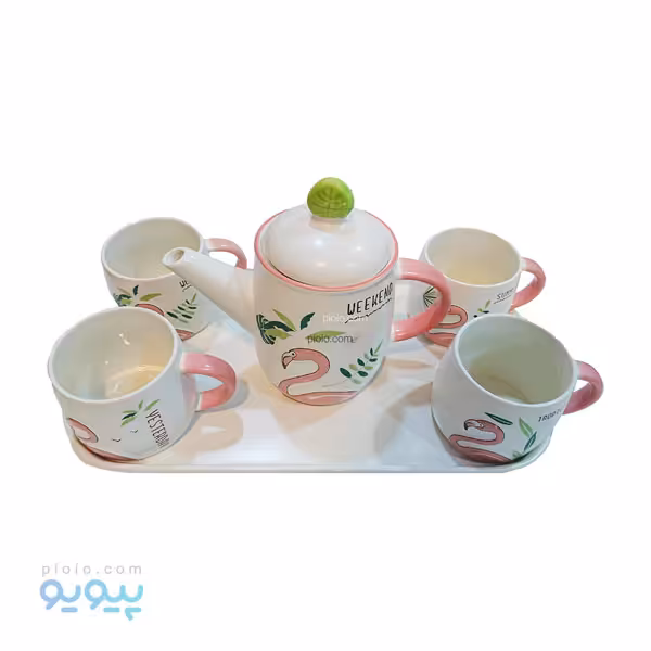 سرویس چای خوری طرح فلامینگو